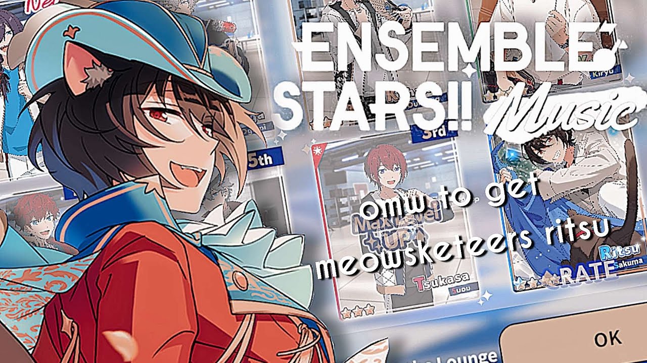 Getting musketeer ritsu in ENGstars || ensemble stars!! english