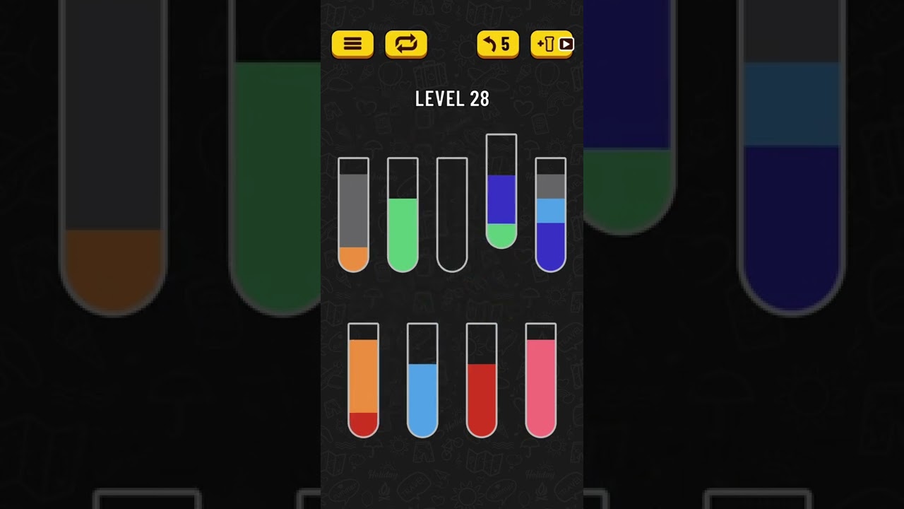 Water Sort Puzzle - Level 28