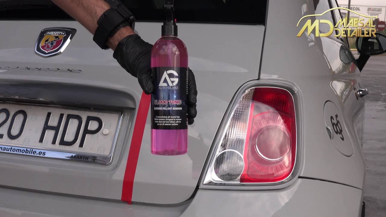 DESCONTAMINANTE FERRICO AutoGlanz Blood Tonic - Uso en pintura