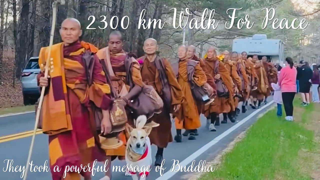 Walked For Peace 2300 Km Hardest Destiny With Lovely American People