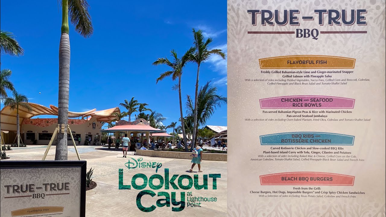 A Tour of True-True BBQ Lunch Buffet at Disney Lookout Cay at Lighthouse Point