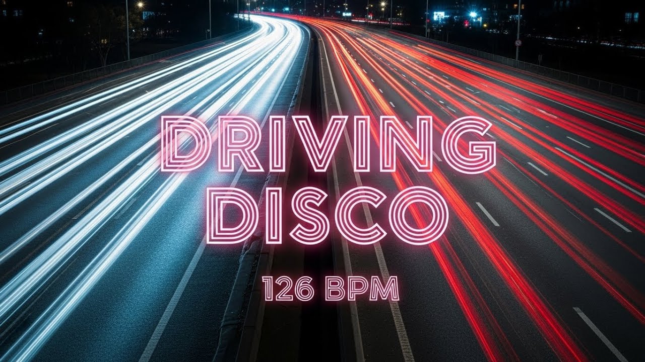 Late Night Expressway Driving Disco Urban Flow Drive 126 BPM No Vocals