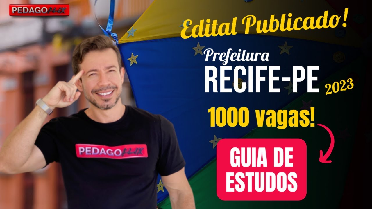 PREFEITURA DE RECIFE - EDITAL PUBLICADO!