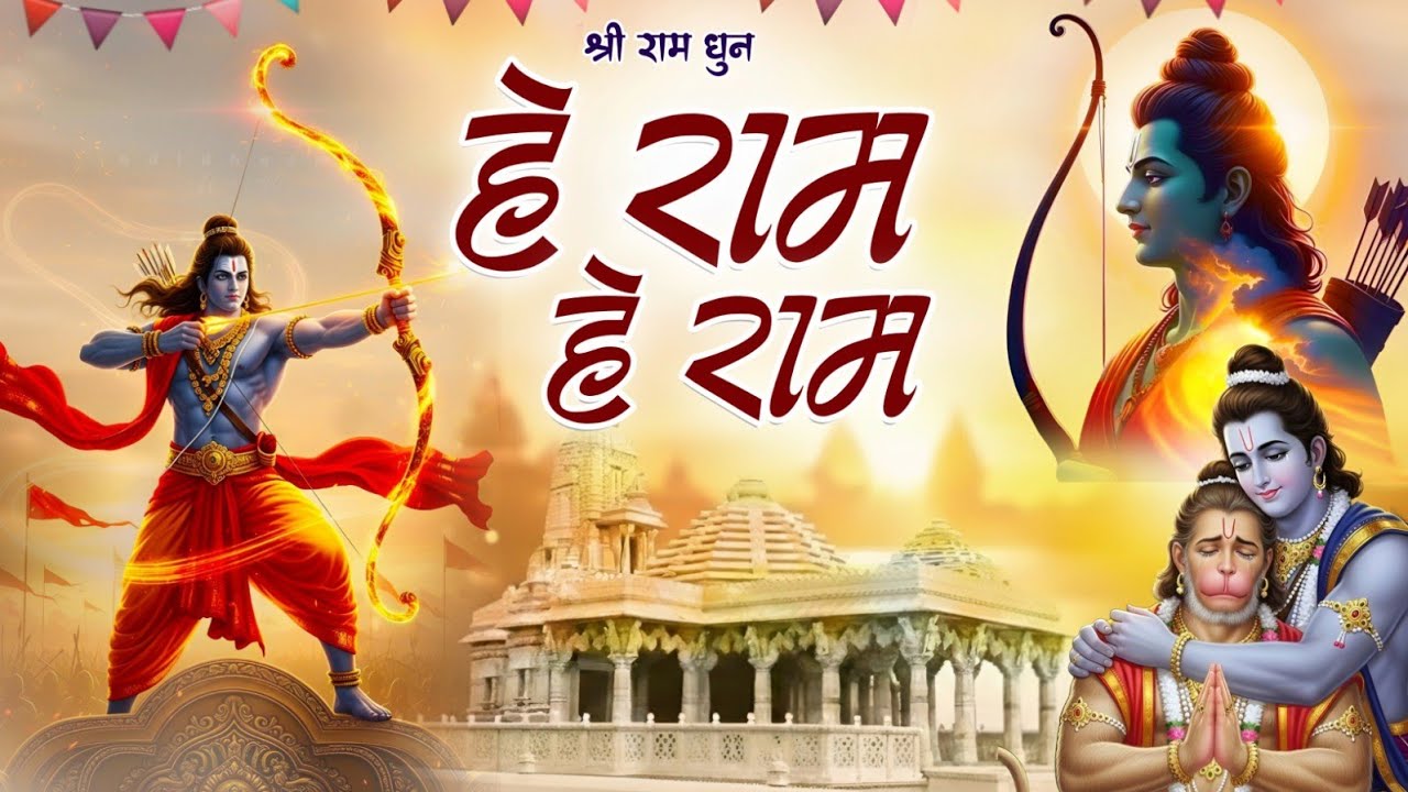 Hey Ram Hey Ram ( Official Video ) है राम है राम | Shri Ram Dhun | Ram Bhajan | Ram Mandir