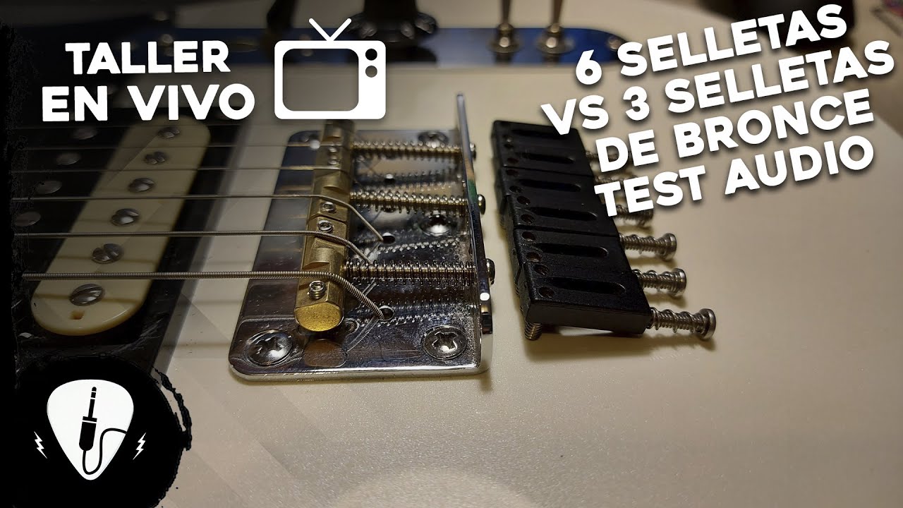 Squier Telecaster con 6 Selletas de Grafito Vs 3 Selletas de Bronce | Test de Audio