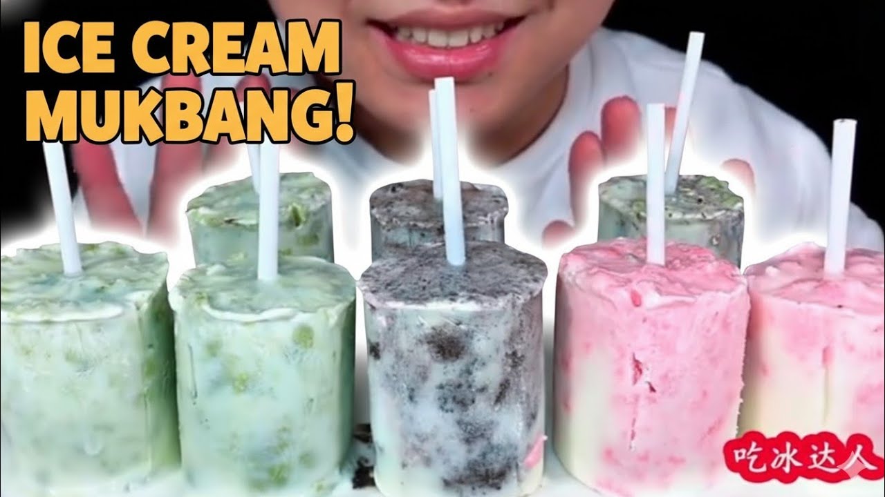 ASMR Ice Candy Eating Sounds 🍧 | Creamy Ice Pops Crunch & Slurp 🤤