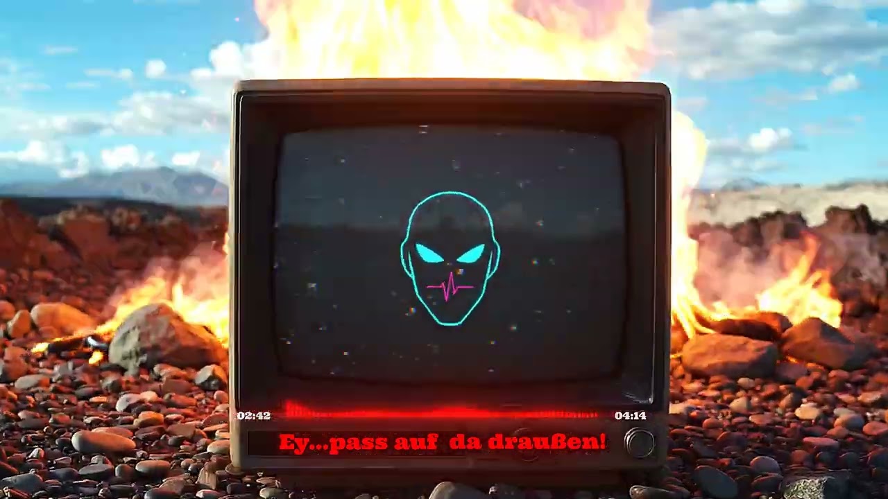 Andeezy-X - Ey, pass auf da drau&szlig;en! | Official AI Visualizer Music Video