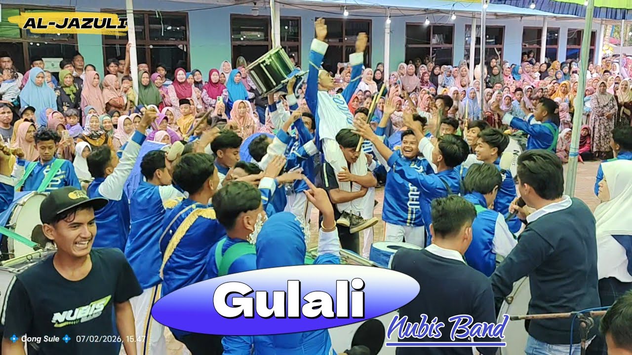 Gulali ‼️ NUBIS BAND Live Haflah NURUL KAROMAH AL-JAZULI Timur Sawah Rubaru 07 Februari 2026