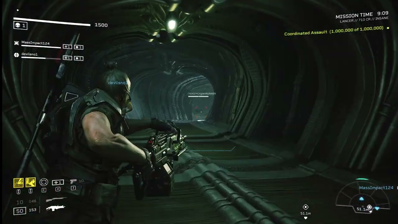 Aliens Fireteam | 3-2 | Insane | 