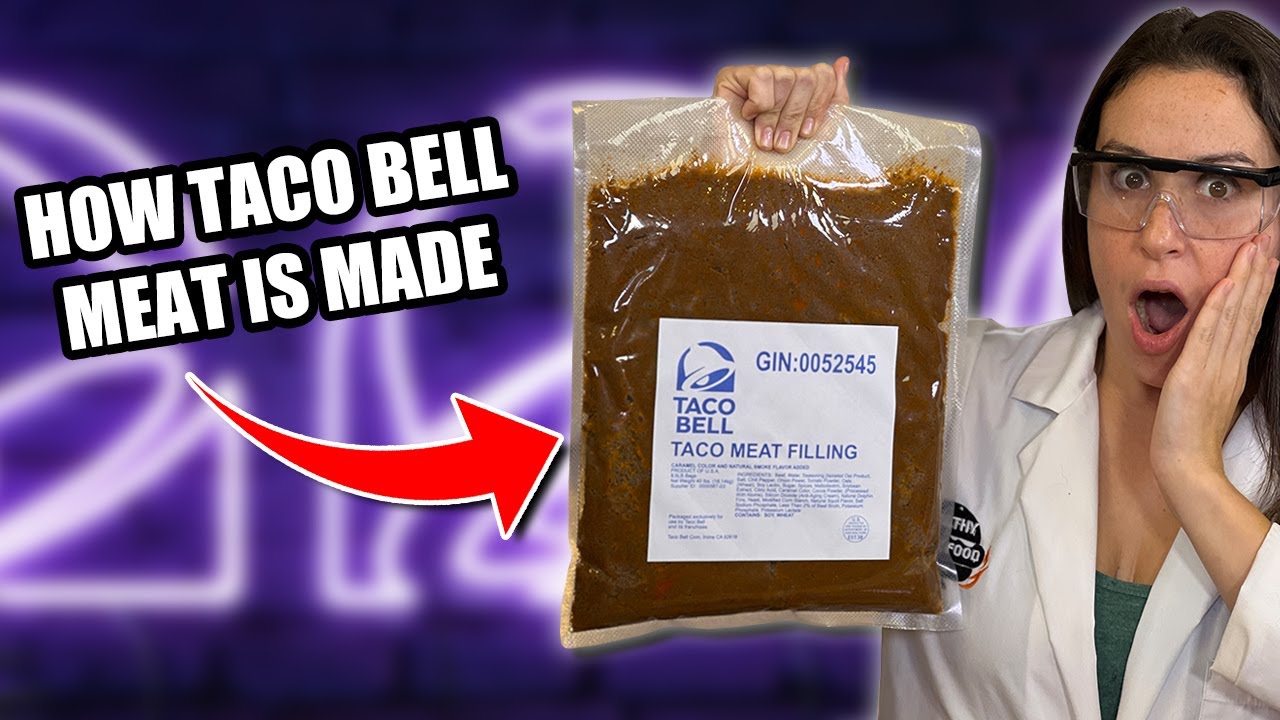 Как делают мясо для Taco Bell!