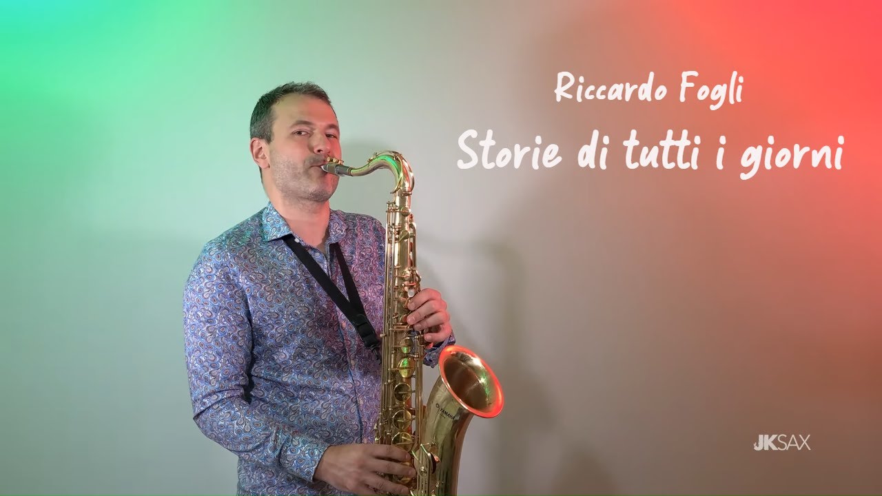 Riccardo Fogli - Storie di tutti i giorni (Saxophone Cover by JK Sax)