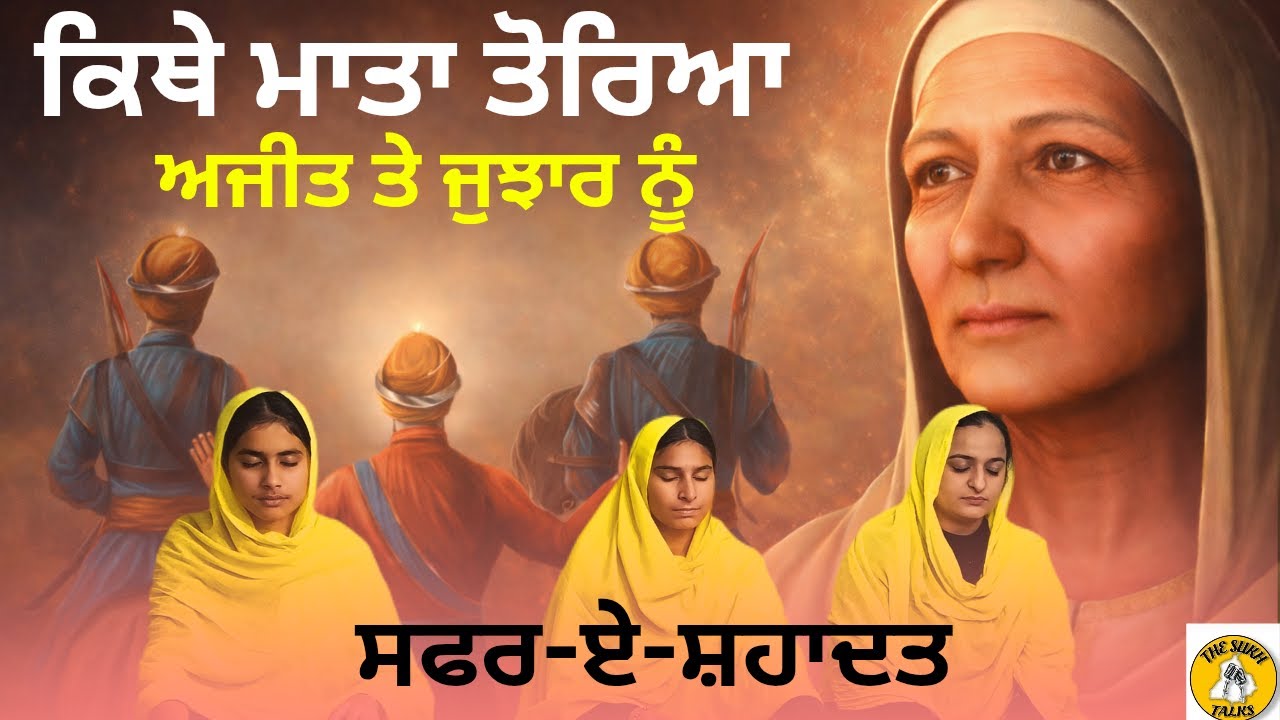 ਕਿੱਥੇ ਮਾਤਾ ਤੋਰਿਆ ਅਜੀਤ ਤੇ ਜੁਝਾਰ ਨੂੰ?” | ਵੱਡੇ ਸਾਹਿਬਜ਼ਾਦਿਆਂ ਦੀ ਸ਼ਹਾਦਤ | ਭਾਵੁਕ ਪੰਜਾਬੀ ਕਵਿਤਾ