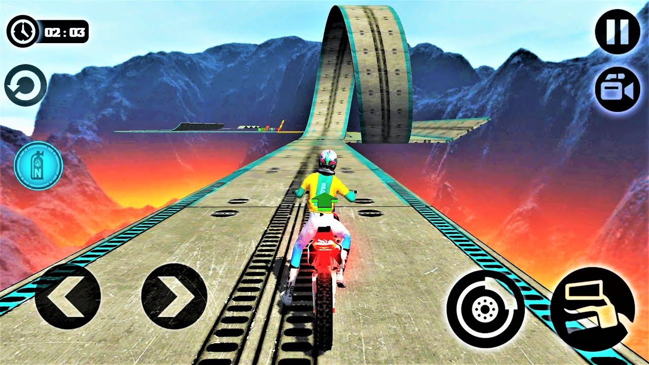 Impossible Moto Bike Tracks 3D 2018-Best Android Gameplay HD #27