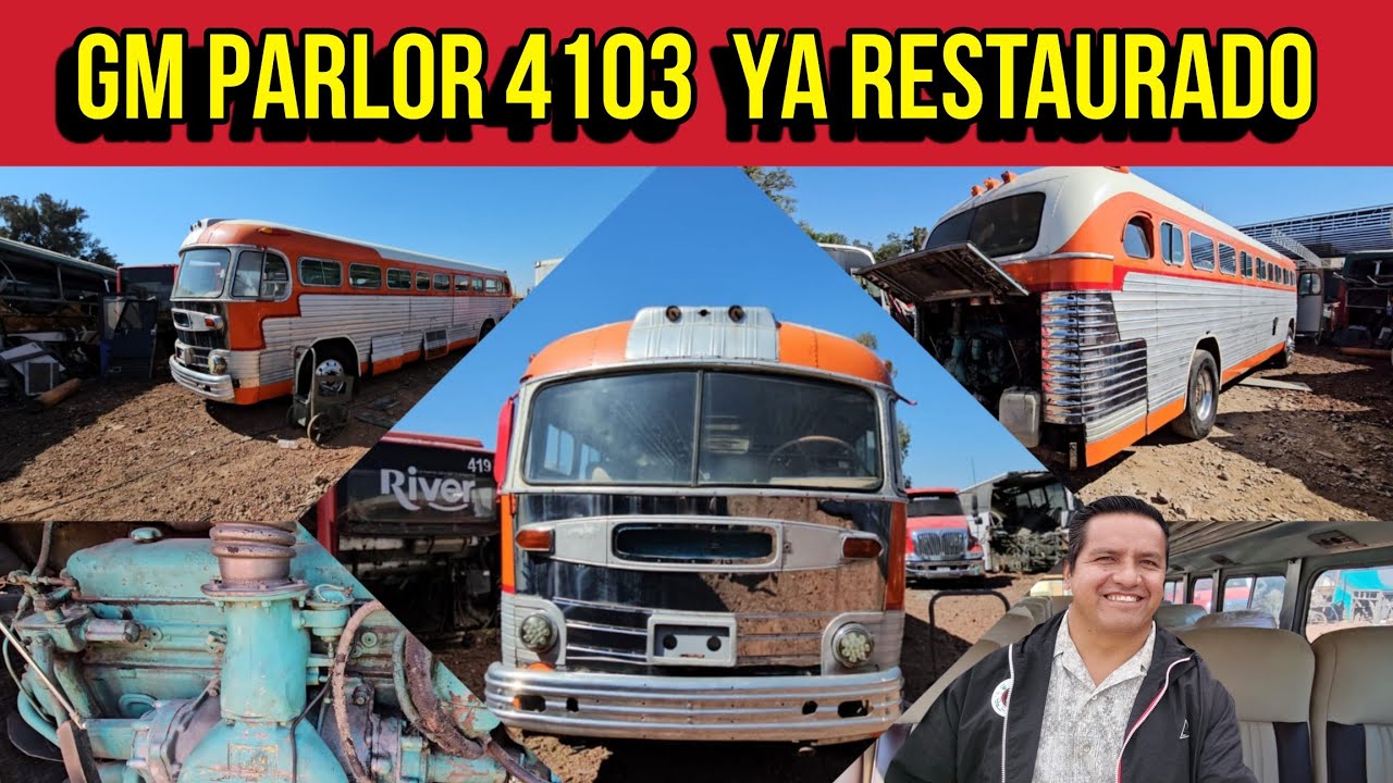 GM Parlor 4103  Restaurado arrancando su Motor