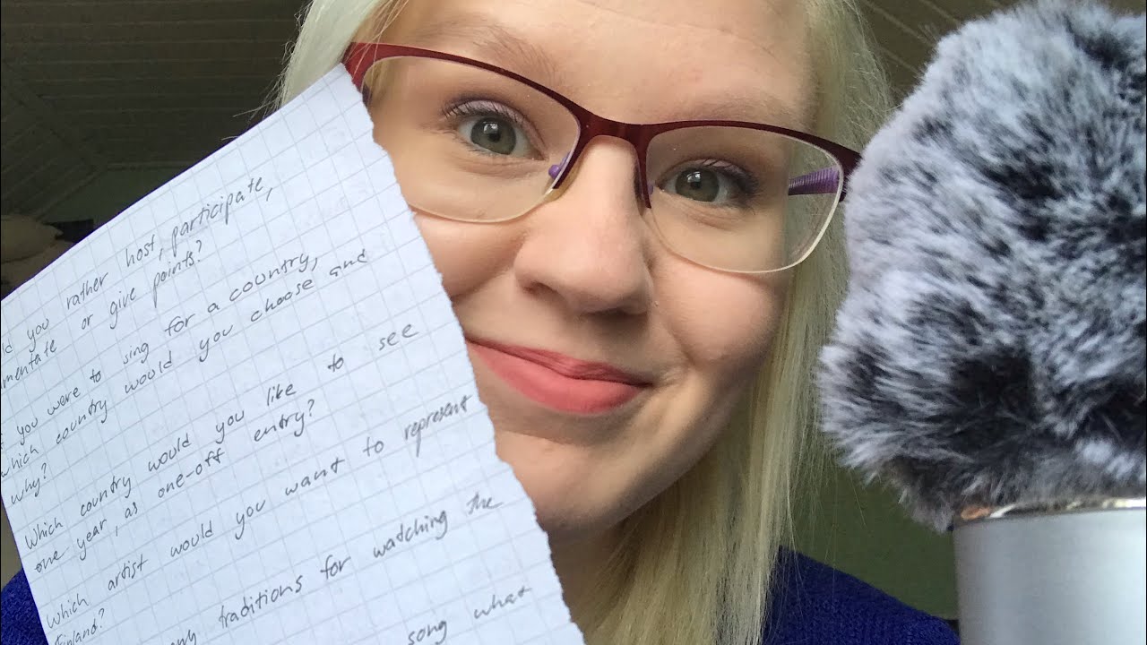 ASMR Eurovision Q&A! 😃