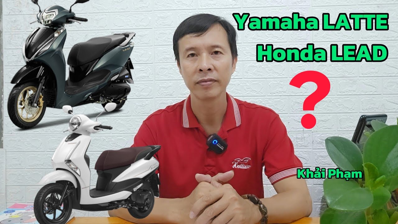 Yamaha Latte & Honda Lead: có 8 lạng & nữa cân không? Mua xe nào đi phố? Khải Phạm #lead #latte #125