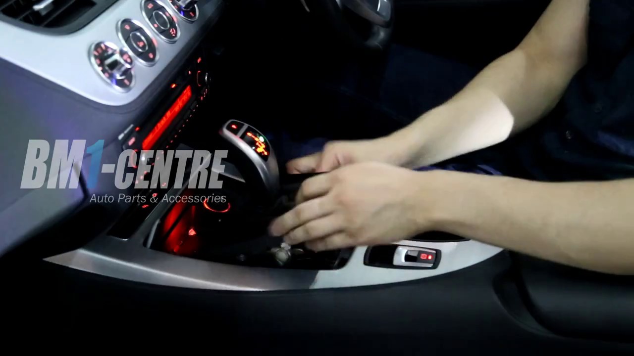 Installation 2017 Upgraded Aircraft Shift/Gear Knob for BMW Automatic use OE setting