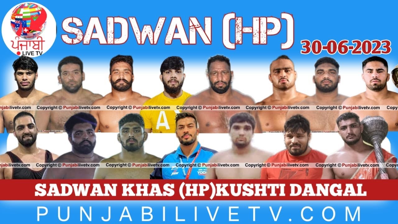 🔴[LIVE] SADWAN KHAS (HP) KUSHTI DANGAL 30 JUNE 2023