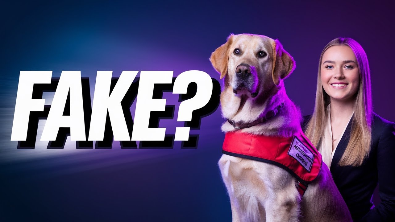 TWO methods to spot a FAKE service dog!
