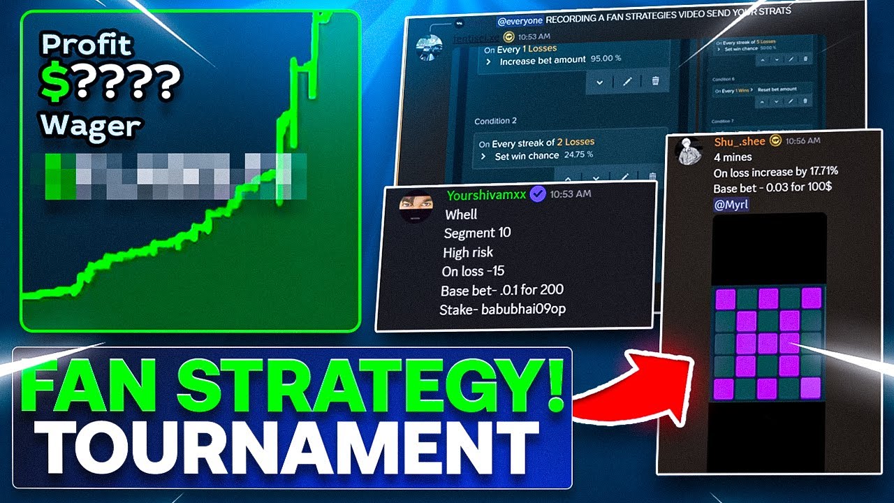 This Was The Most INSANE Fan Strategy Tournament on Stake!