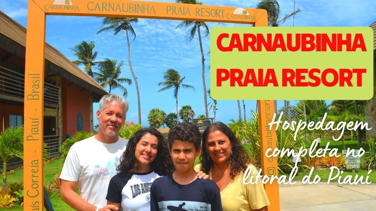 Carnaubinha Praia Resort, hospedagem completa no litoral do Piauí