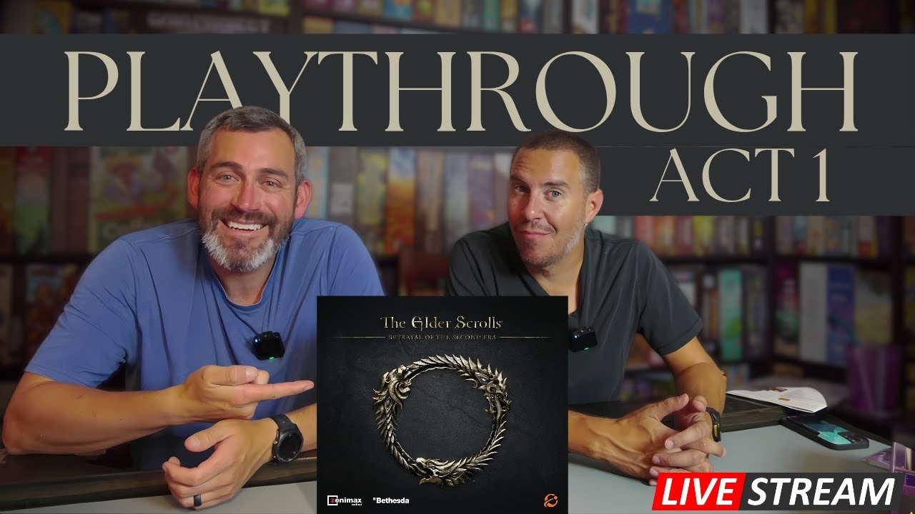 Elder Scrolls: Betrayal of The Second Era | Part 1| Livestream Full Campaign