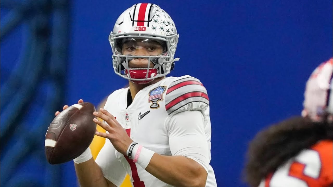 Every Justin Fields College Touchdown HD