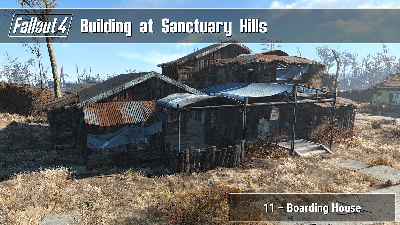 Fallout 4 - Building at Sanctuary 11 (Boarding House)