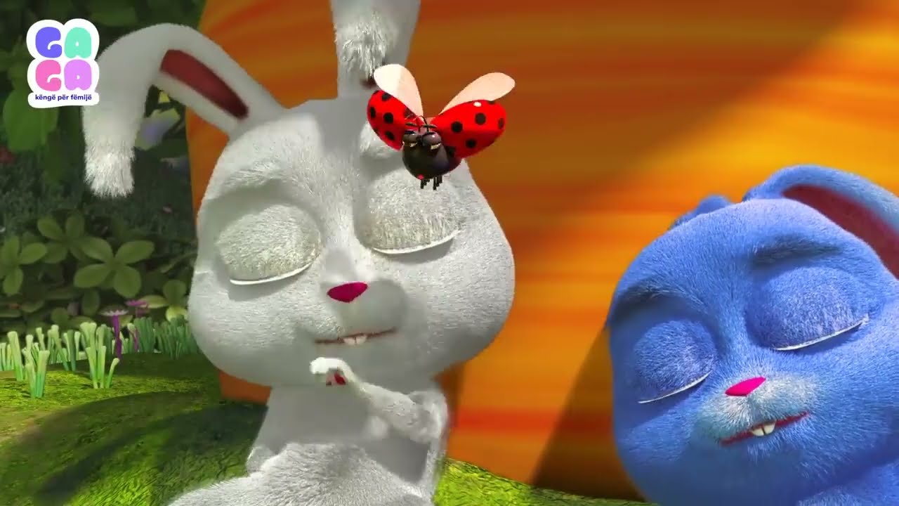 Lepurush&euml;t n&euml; gjum&euml; | Sleeping bunnies | Ga Ga K&euml;ng&euml; p&euml;r f&euml;mij&euml;