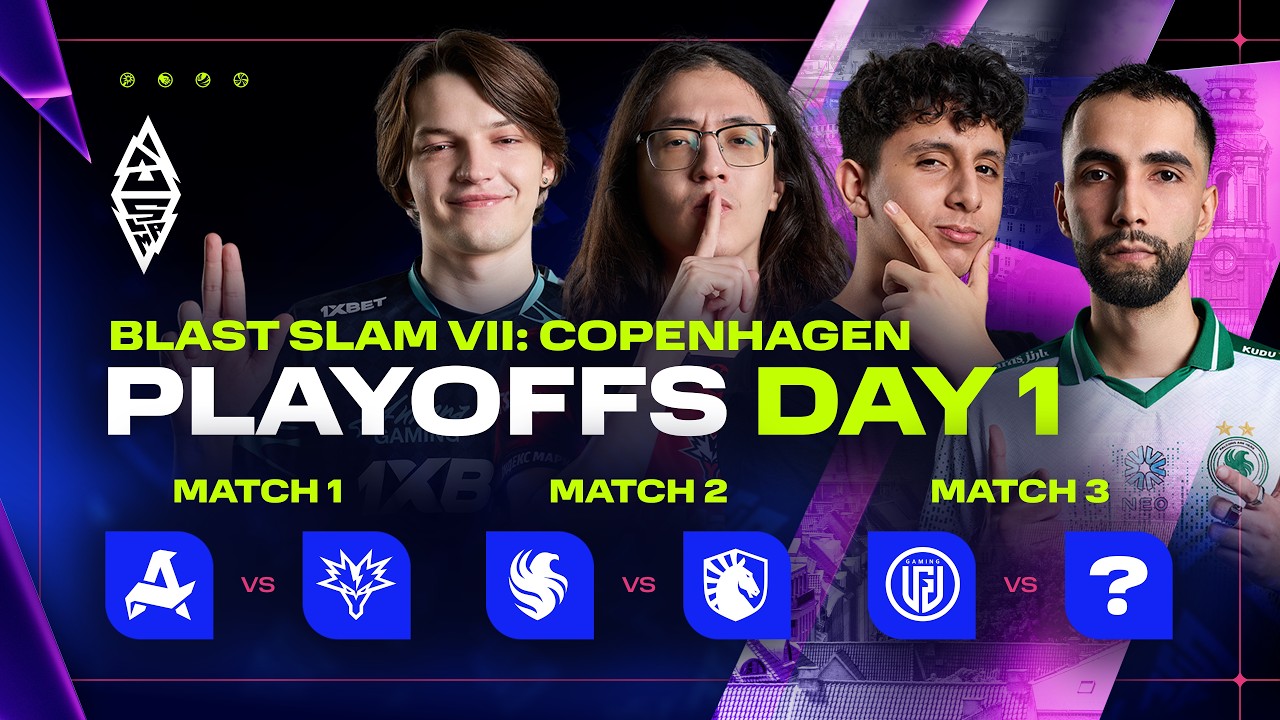 BLAST SLAM VII: Copenhagen, Playoffs, Day 1 - Dota 2 LIVE