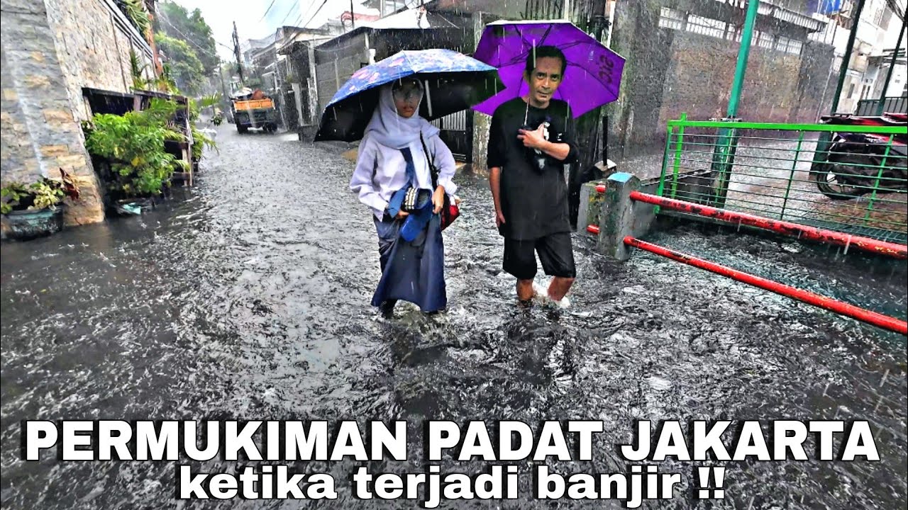 KAMPUNG INI JADI LANGGANAN BANJIR DI JAKARTA SELATAN ! | real life in jakarta