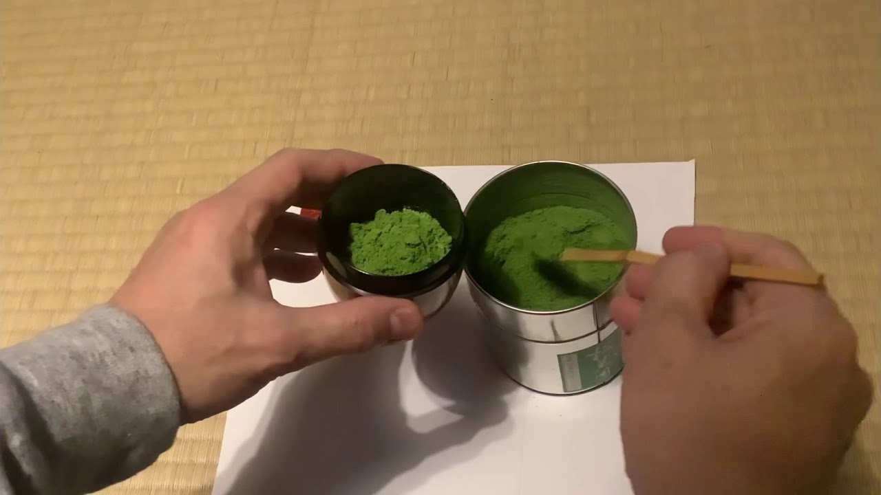棗にお茶をきれいに入れるコツ