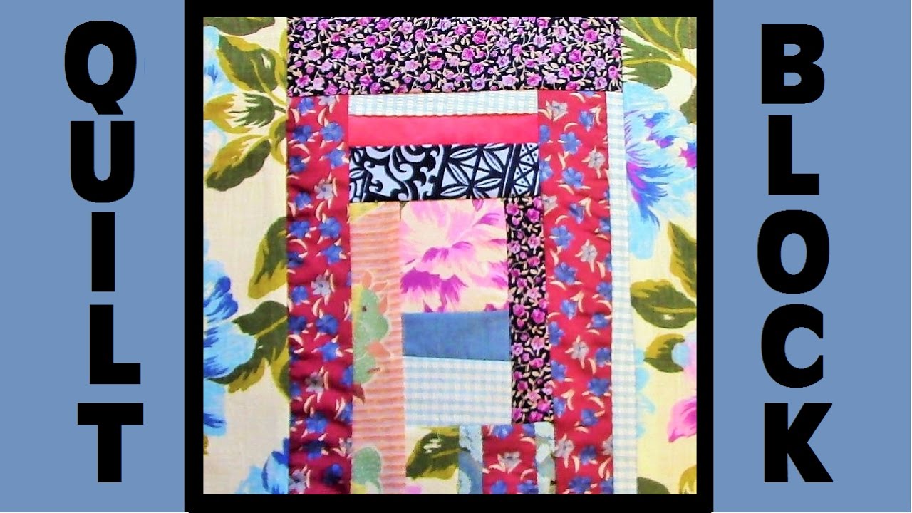 Quilt Block Party - Block 15: Around We Go - Crazy Quilt Block Tutorial