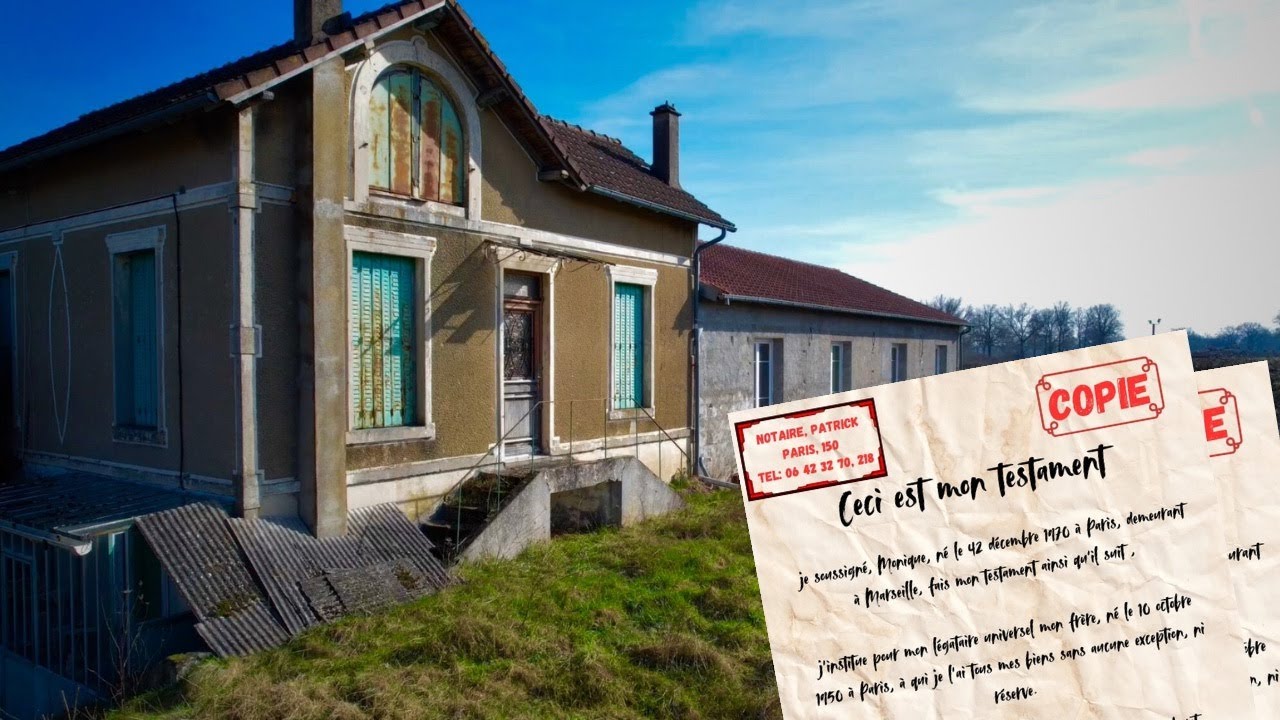 URBEX | TOUT EST RESTE DANS CETTE MAISON !! MEME LEURS TESTAMENTS!