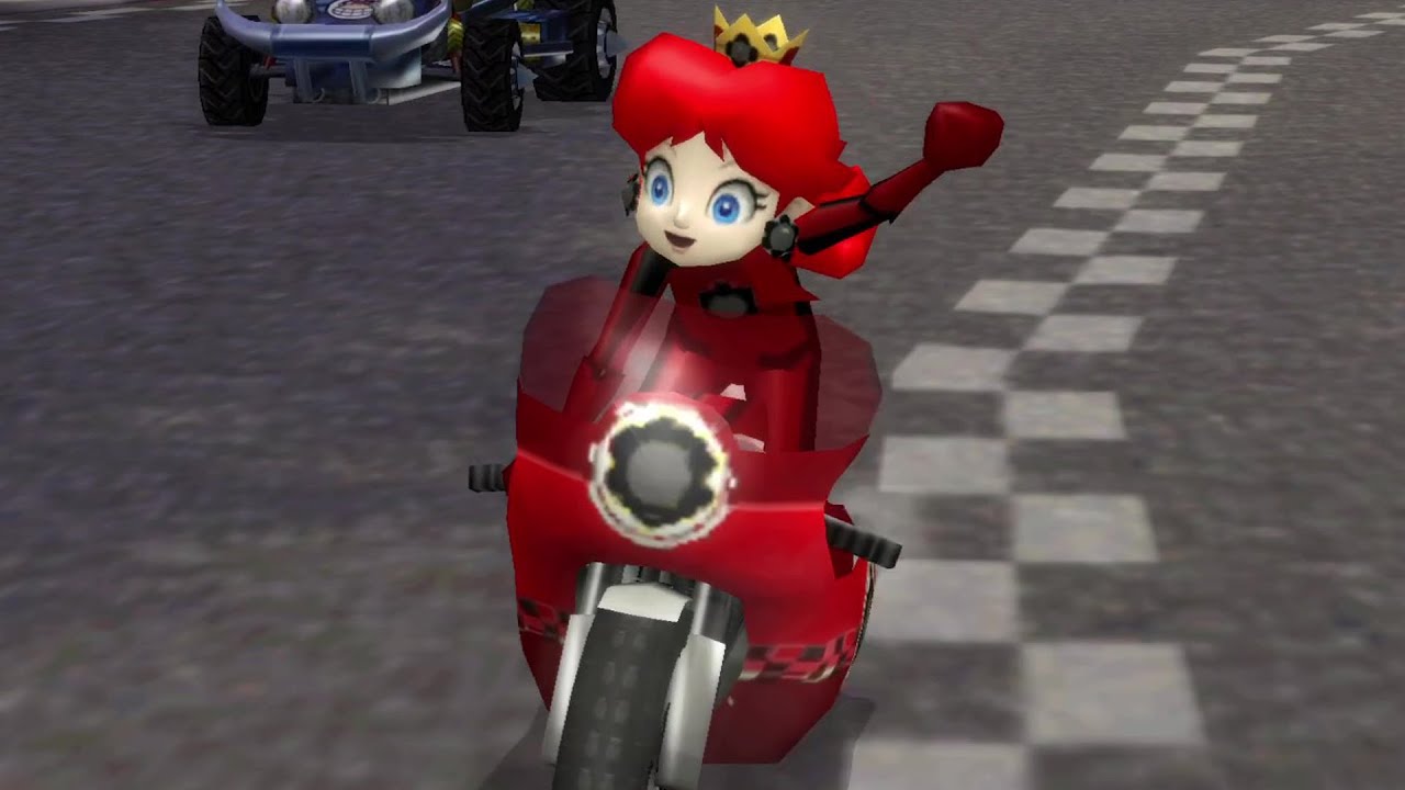Dark Red Daisy in Mario Kart Wii