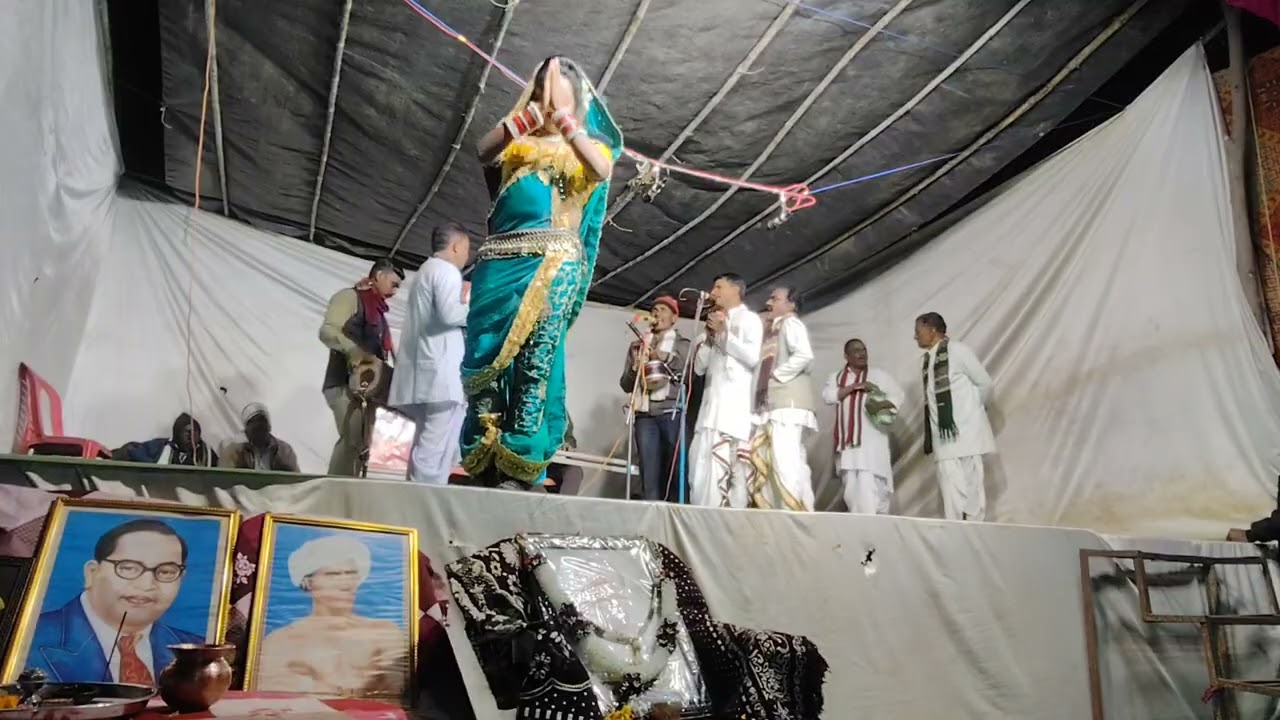 श्री. शाहीर बुधाजी भलावी यांच्या श्रद्धांजली नमित्ये झालेला कारेक्रम. मोबाईल. 8806875458