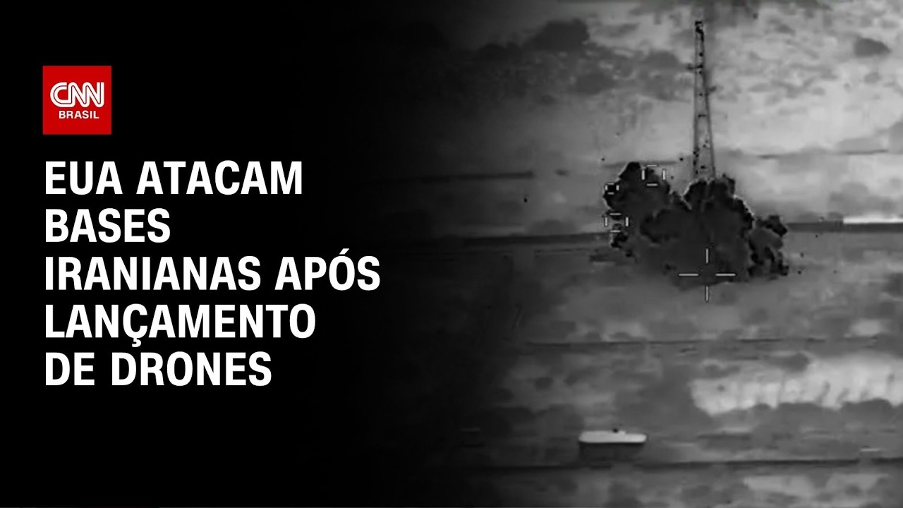 Guerra no Ir&atilde;: EUA atacam bases iranianas ap&oacute;s lan&ccedil;amento de drones | AGORA CNN