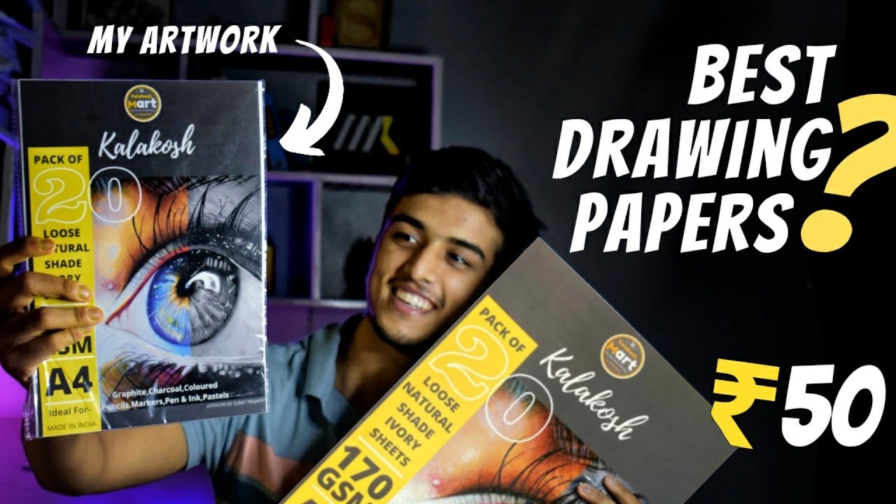 NEWLY LAUNCHED !😍| Best & Cheapest Drawing Paper in INDIA ? ₹50!😮#sketch #Drawingpaper #artmaterials