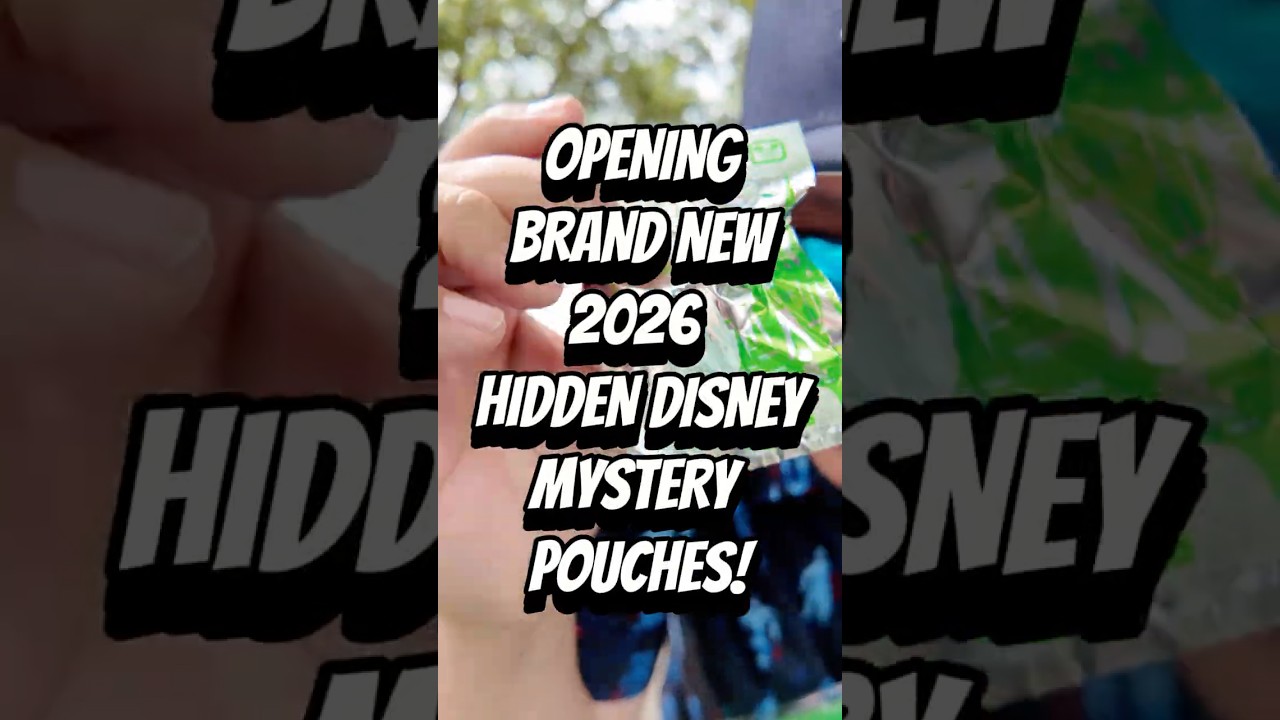 Our 1st 2026 hidden Disney mystery pouch!! #pins #disney #disneypins #2026 #hiddendisney #pintrading