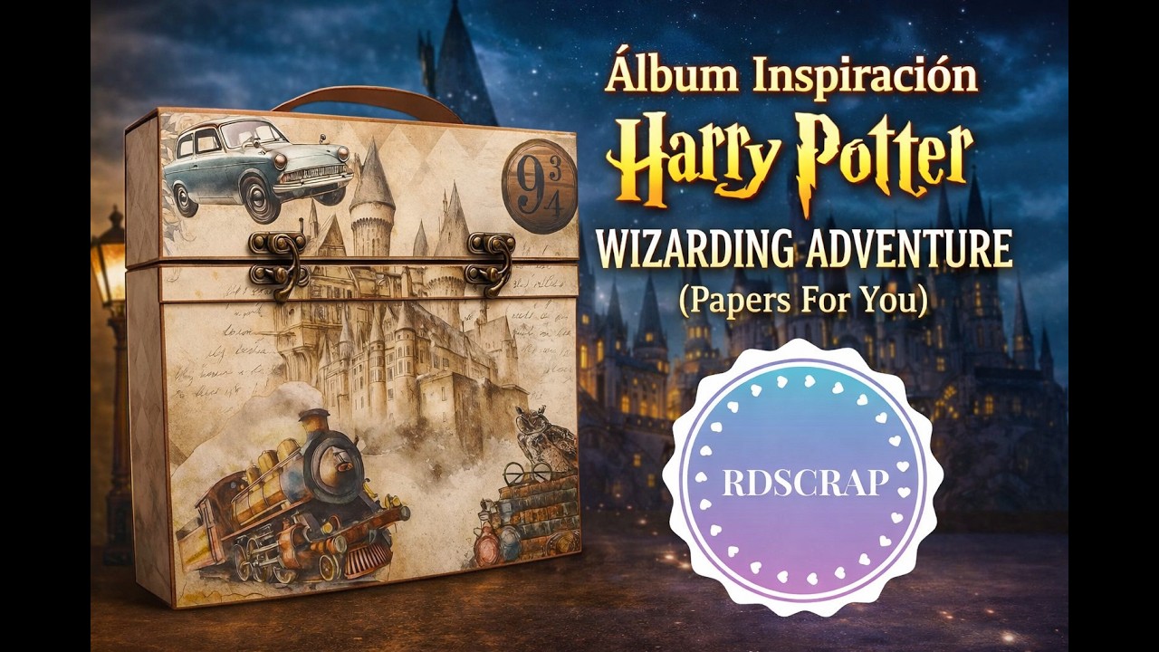 Álbum Inspiración Scrapbooking  Wizarding Adventure  HARRY POTTER PapersForYou