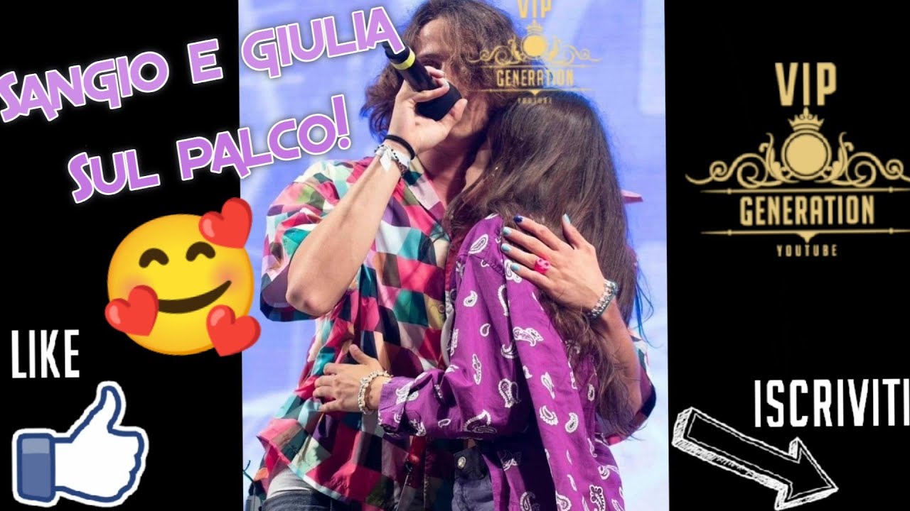 SANGIOVANNI E GIULIA SUL PALCO 🔥😍 EMOZIONANO I LORO FANS!