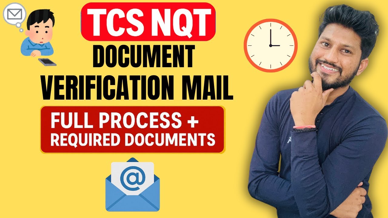TCS Document Verification Mail 2025 &ndash; Full Process + Required Documents | PAN Card Issue?