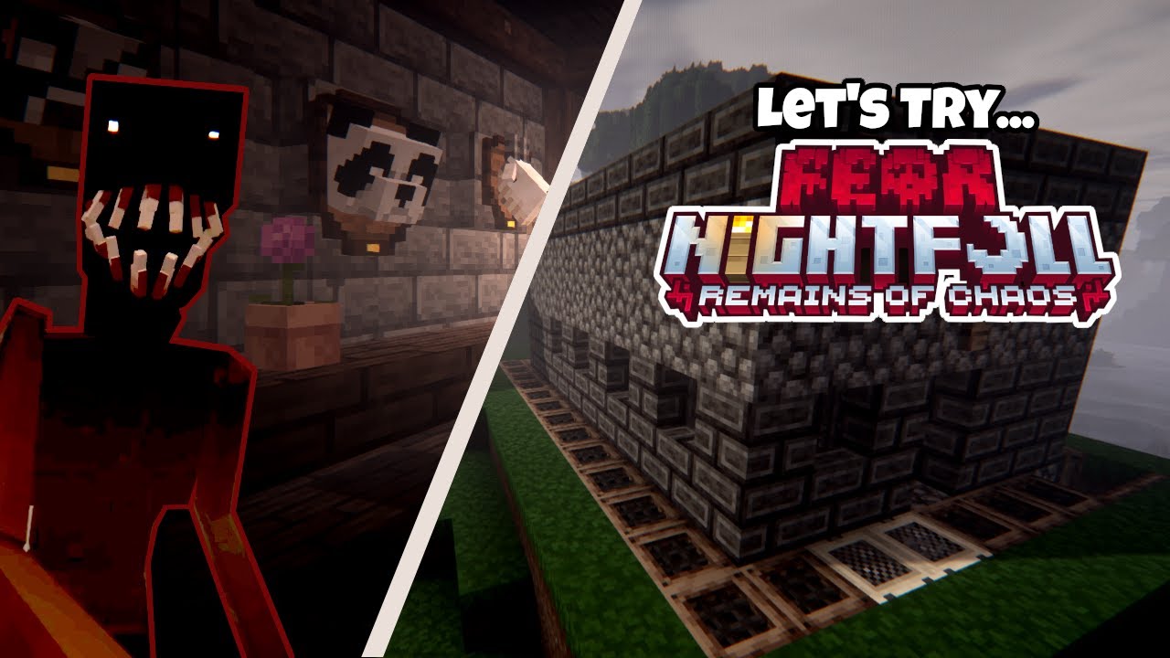 Давайте попробуем FEAR NIGHTFALL Remains of Chaos Horror Modpack | Minecraft 1.20.1