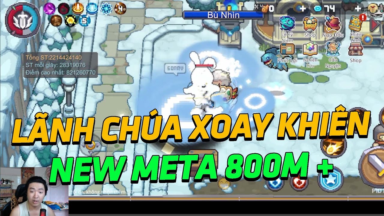 [ New Meta ] Build Lãnh Chúa Xoay Khiên 800M+ DPS | Soul Knight Prequel SS0