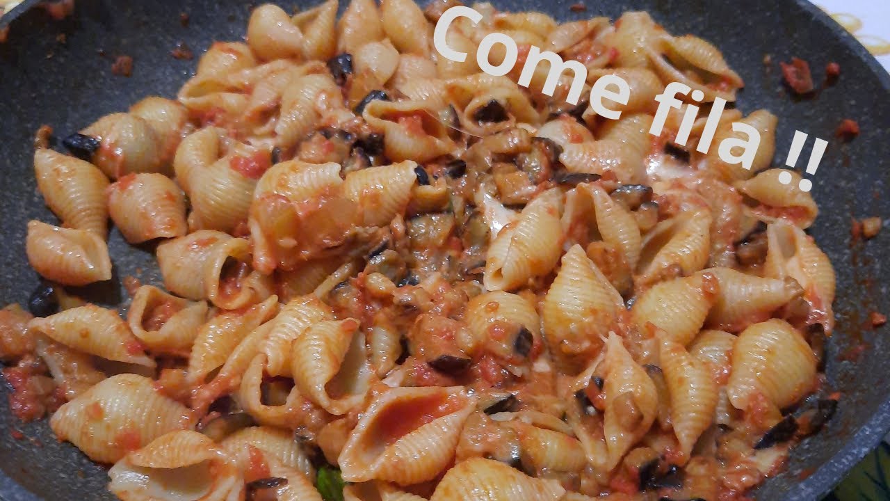 Conchiglie Melanzane e Provola