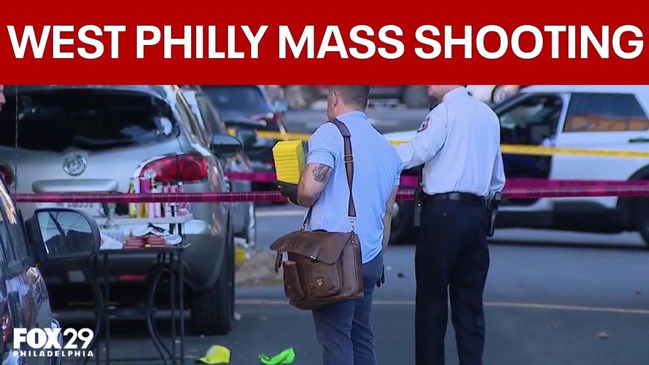 4 shot in West Philadelphia mass shooting