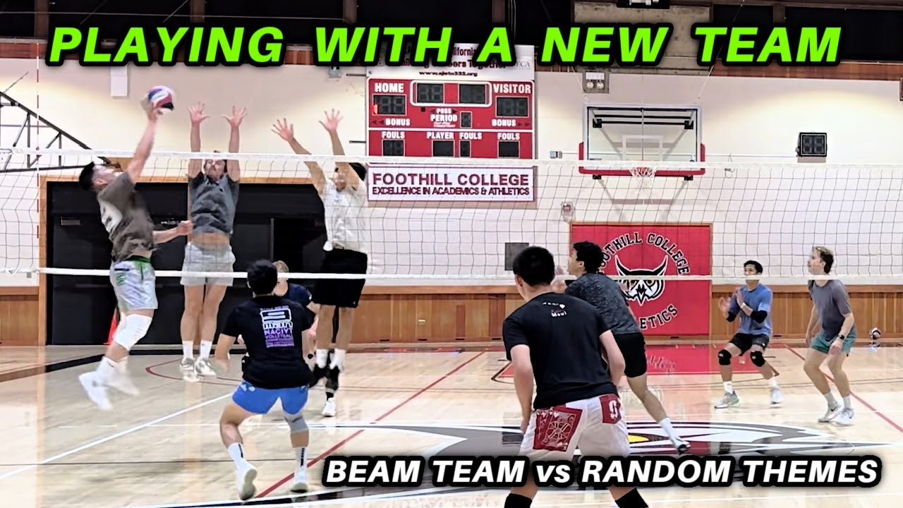 Playing for NEW Volleyball Team! | Beam Team vs Random Themes (IVL Men's A Round 1)