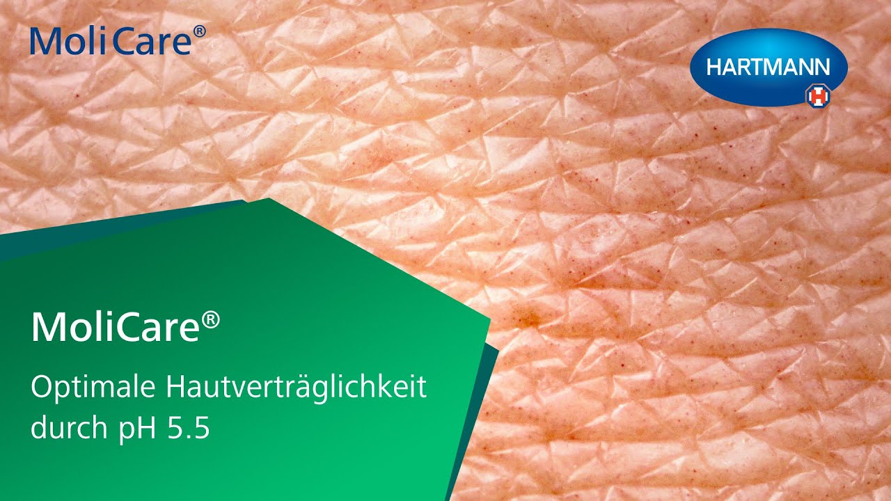 MoliCare: Optimale Hautverträglichkeit durch pH 5.5