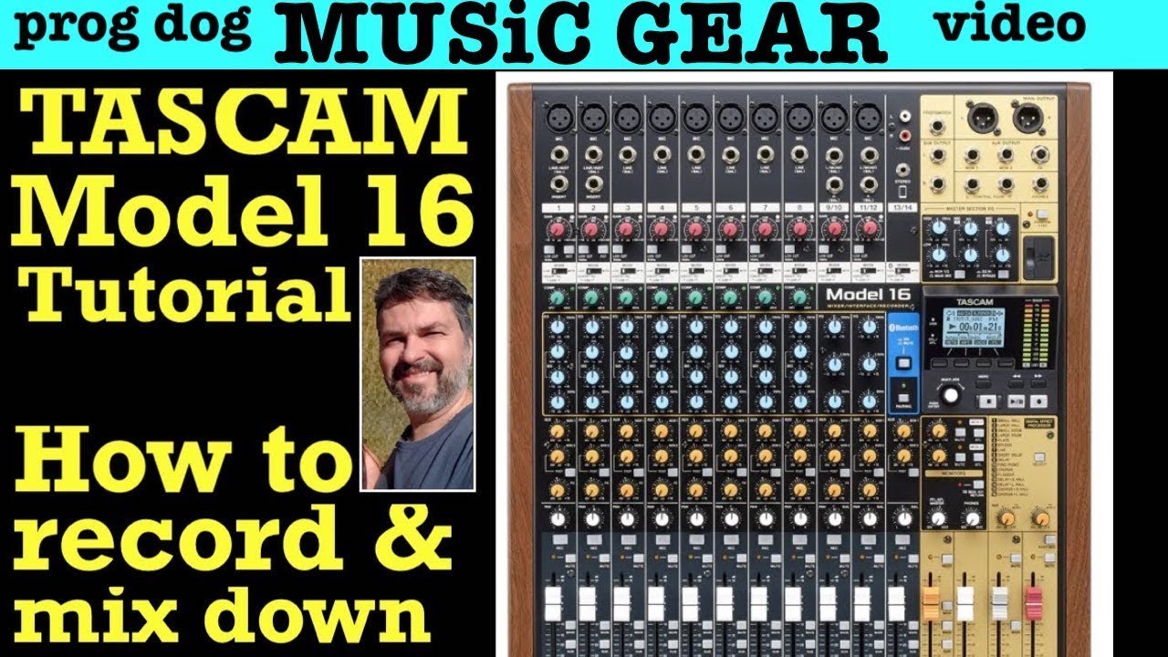 Tascam Model 12 16 24 Учебное пособие | Запись и сведение песни