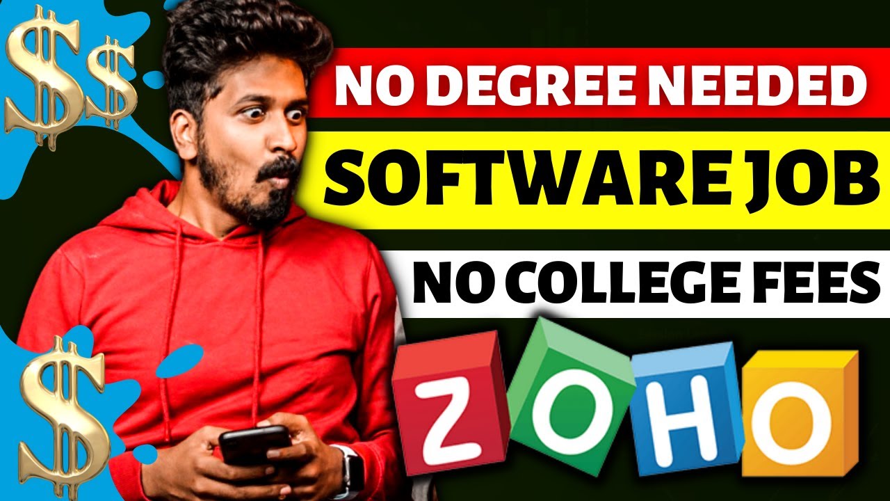 Get a Job in Zoho-No College Fee✅ | No Degree😱 | ₹10,000 Stipend During Course🤑*Not Sponsored*